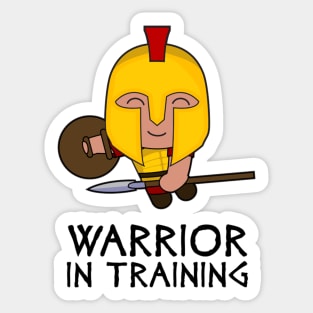 Warrior in Training - Greek Hoplite Sticker